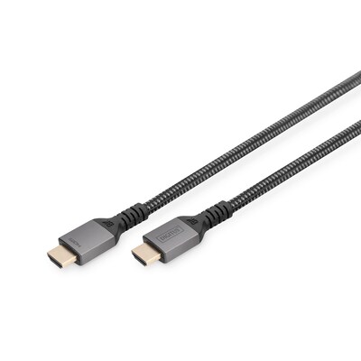 Hdmi günstig Kaufen-DIGITUS 8K Premium HDMI Kabel mit Aluminumgehäuse, 3m. DIGITUS 8K Premium HDMI Kabel mit Aluminumgehäuse, 3m <![CDATA[• Ultra High Speed HDMI Kabel • Anschlüsse: HDMI A und HDMI A • Unterstützt 8K 3D • Signalübertragungsrate bis zu 48