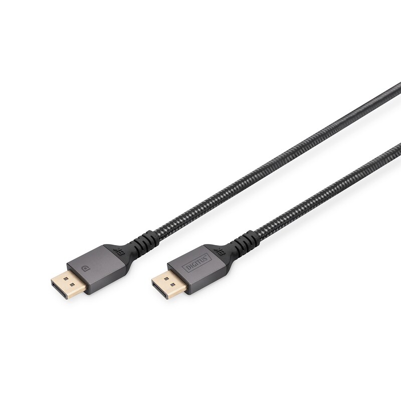 DIGITUS 8K DisplayPort Anschlusskabel DP zu DP, 1m