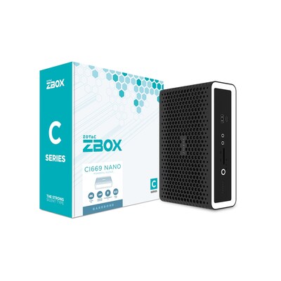 Am So günstig Kaufen-ZOTAC ZBOX CI669 NANO Barebone i7-1355U  Intel Iris Xe Graphics. ZOTAC ZBOX CI669 NANO Barebone i7-1355U  Intel Iris Xe Graphics <![CDATA[• Intel® Core™ i7-1355U Prozessor (bis zu 5,0 GHz), Deca-Core • 0 GB RAM, 0 GB SSD • Intel Iris Xe Graphics 