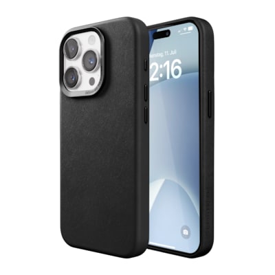 PRO BLACK günstig Kaufen-Woodcessories Bio Leather Case MagSafe iPhone 15 Pro Black. Woodcessories Bio Leather Case MagSafe iPhone 15 Pro Black <![CDATA[• Kompatibel mit dem iPhone 15 Pro • Umweltschonende MagSafe-kompatible Schutzhülle • 360-Grad-Schutz mit superschlankem