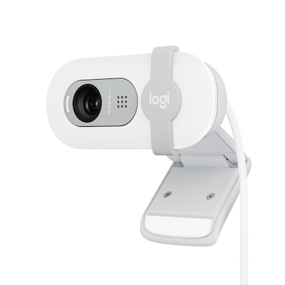 Full HD  günstig Kaufen-Logitech Brio 100 Full HD-Webcam Off-White - inkl. Beleuchtungskorrektur. Logitech Brio 100 Full HD-Webcam Off-White - inkl. Beleuchtungskorrektur <![CDATA[• 1080p/30fps (1920x1080 Pixel) • Objektiv: Spezialobjektiv mit 4 Elementen und Antireflexbesch