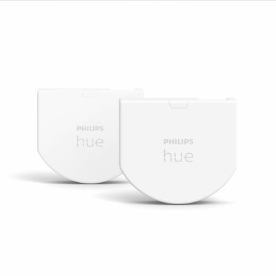 Wand Halter günstig Kaufen-Philips Hue Wandschalter Modul Doppelpack. Philips Hue Wandschalter Modul Doppelpack <![CDATA[• Zubehör für Hue Lichtsystem • einfaches An- und Ausschalten der Hue Lampen • Atmosphäre schaffen über einen vorhandenen Lichtschalter/-taster • Ver