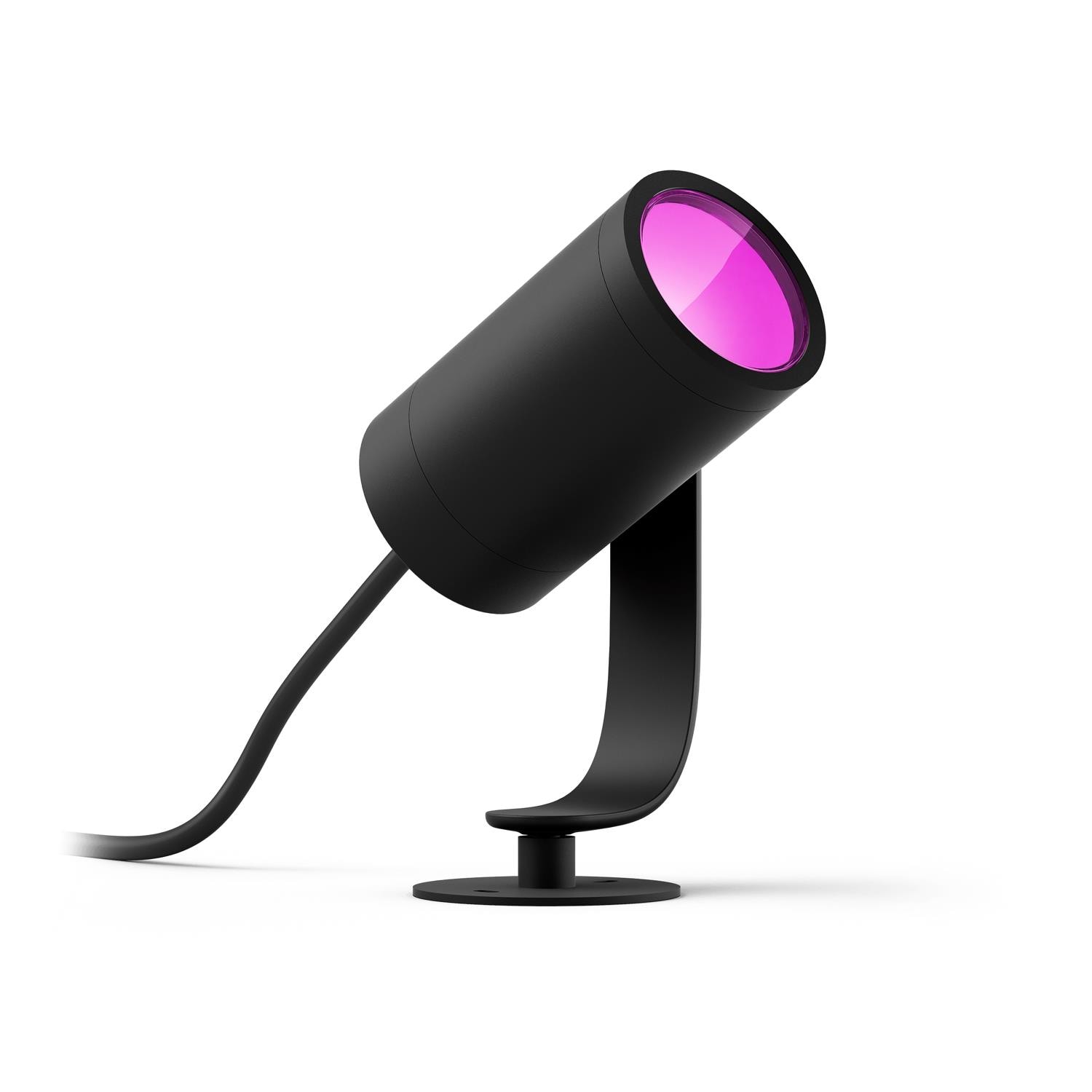 Philips Hue LED Gartenspot Lily 1er Basis-Set schwarz