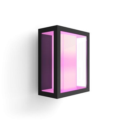 22 Outdoor günstig Kaufen-Philips Hue White & Color Ambiance Impress Wandleuchte Outdoor schwarz • breit. Philips Hue White & Color Ambiance Impress Wandleuchte Outdoor schwarz • breit <![CDATA[• Technologie: Smart LED • Material: Aluminium • Lichtfarbe