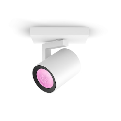LED Spot günstig Kaufen-Philips Hue White & Color Ambiance Argenta Deckenleuchte weiß • 1er-Spot. Philips Hue White & Color Ambiance Argenta Deckenleuchte weiß • 1er-Spot <![CDATA[• Technologie: Smart LED - Leuchtmittel austauschbar • Material