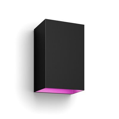 Door and günstig Kaufen-Philips Hue White & Color Ambiance Resonate Wandleuchte Outdoor schwarz. Philips Hue White & Color Ambiance Resonate Wandleuchte Outdoor schwarz <![CDATA[• Technologie: Smart LED • Material: Aluminium • Lichtfarbe: RGBW - Lebensdauer: 25.000