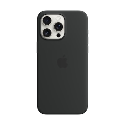 Original günstig Kaufen-Apple Original iPhone 15 Pro Max Silicone Case mit MagSafe - Schwarz. Apple Original iPhone 15 Pro Max Silicone Case mit MagSafe - Schwarz <![CDATA[• Passend für Apple iPhone 15 Pro Max • Material: Silikon • Farbe: Schwarz]]>. 