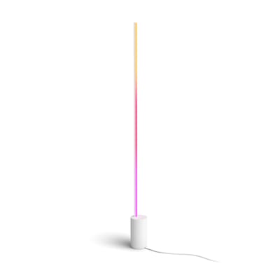 LED RGB günstig Kaufen-Philips Hue White & Color Ambiance Gradient Signe Stehleuchte weiß. Philips Hue White & Color Ambiance Gradient Signe Stehleuchte weiß <![CDATA[• Technologie: Smart LED • Material: Metall • Lichtfarbe: RGBW - Lebensdauer: 25.000 St
