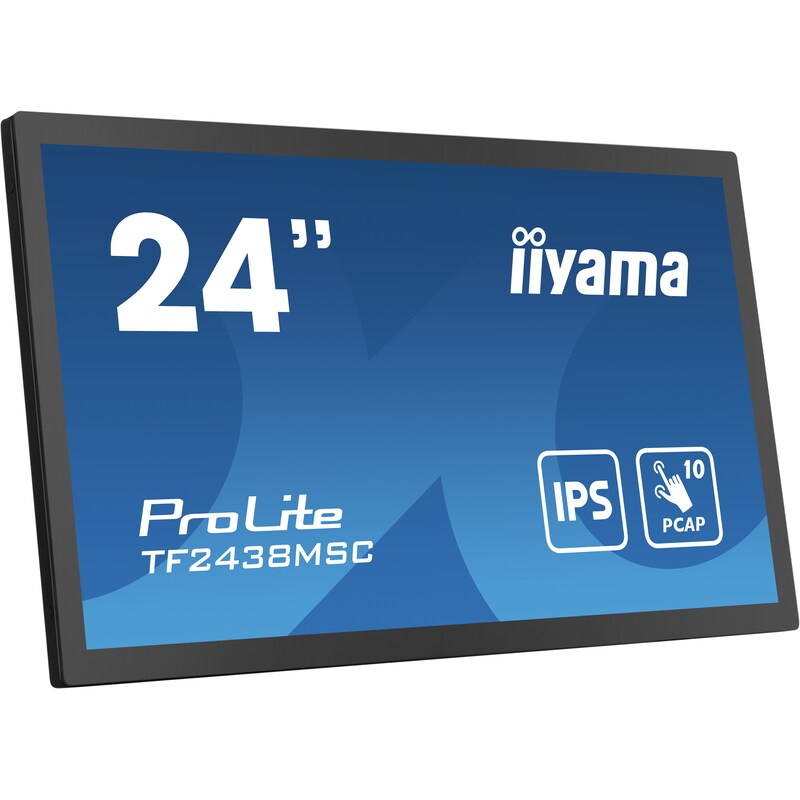 iiyama ProLite TF2438MSC-B1 60,5cm (23,8") FHD IPS P-Cap 10P.-Multitouch-Monitor