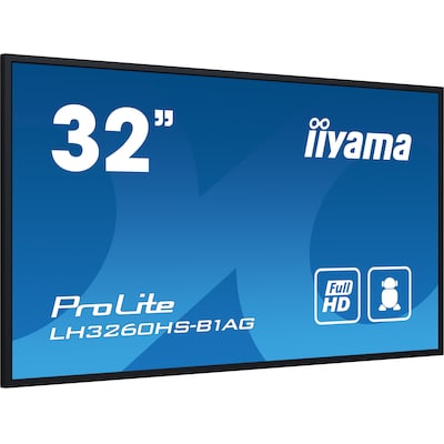 Lite HD günstig Kaufen-iiyama ProLite LH3260HS-B1AG 80cm (32") FHD Digital Signage Monitor HDMI/VGA/LAN. iiyama ProLite LH3260HS-B1AG 80cm (32") FHD Digital Signage Monitor HDMI/VGA/LAN <![CDATA[• Energieeffizienzklasse: G • Größe: 80,0 cm(31,5 Zoll) 16:9, Auflös