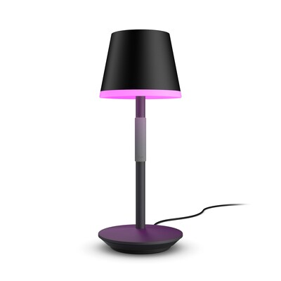 Schere,Tragbare günstig Kaufen-Philips Hue White & Color Ambiance Go tragbare Tischleuchte schwarz. Philips Hue White & Color Ambiance Go tragbare Tischleuchte schwarz <![CDATA[• Tischleuchte • Material: Metall, schwarz • Lichtfarbe: warmweiß, kaltweiß, mehrfarbig • D