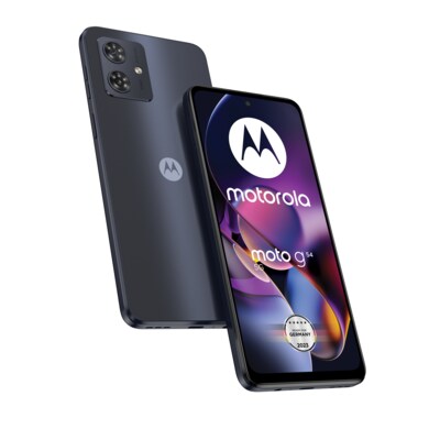PRO X günstig Kaufen-Motorola moto g54 5G 8/256 GB Android 13 Smartphone midnight blau. Motorola moto g54 5G 8/256 GB Android 13 Smartphone midnight blau <![CDATA[• Farbe: dunkelblau/grau • 2,2 GHz MediaTek Dimensity 7020 Octa-Core-Prozessor • 50 Megapixel Hauptkamera 