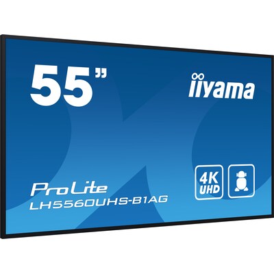 to VGA günstig Kaufen-iiyama ProLite LH5560UHS-B1AG 139cm (54,6") 4K Digital Signage Monitor HDMI/VGA. iiyama ProLite LH5560UHS-B1AG 139cm (54,6") 4K Digital Signage Monitor HDMI/VGA <![CDATA[• Energieeffizienzklasse: G • Größe: 139 cm(55 Zoll) 16:9, Auflösung: 