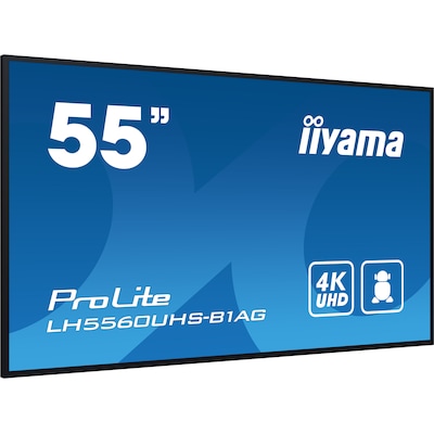 Digital günstig Kaufen-iiyama ProLite LH5560UHS-B1AG 139cm (54,6") 4K Digital Signage Monitor HDMI/VGA. iiyama ProLite LH5560UHS-B1AG 139cm (54,6") 4K Digital Signage Monitor HDMI/VGA <![CDATA[• Energieeffizienzklasse: Gn • Größe: 139 cm(55 Zoll) 16:9, Auflösung: