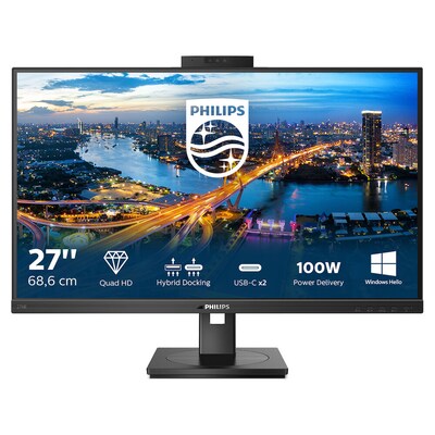 in 10 günstig Kaufen-Philips B-Line 276B1JH 68,6cm (27") QHD IPS Monitor 16:9 HDMI/DP/USB-C PD100W. Philips B-Line 276B1JH 68,6cm (27") QHD IPS Monitor 16:9 HDMI/DP/USB-C PD100W <![CDATA[• Energieeffizienzklasse: E • Größe: 68,6 cm (27 Zoll) 16:9, Auflösung: 2.