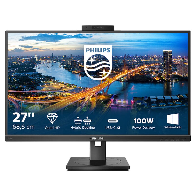 Philips B-Line 276B1JH 68,6cm (27") QHD IPS Monitor 16:9 HDMI/DP/USB-C PD100W