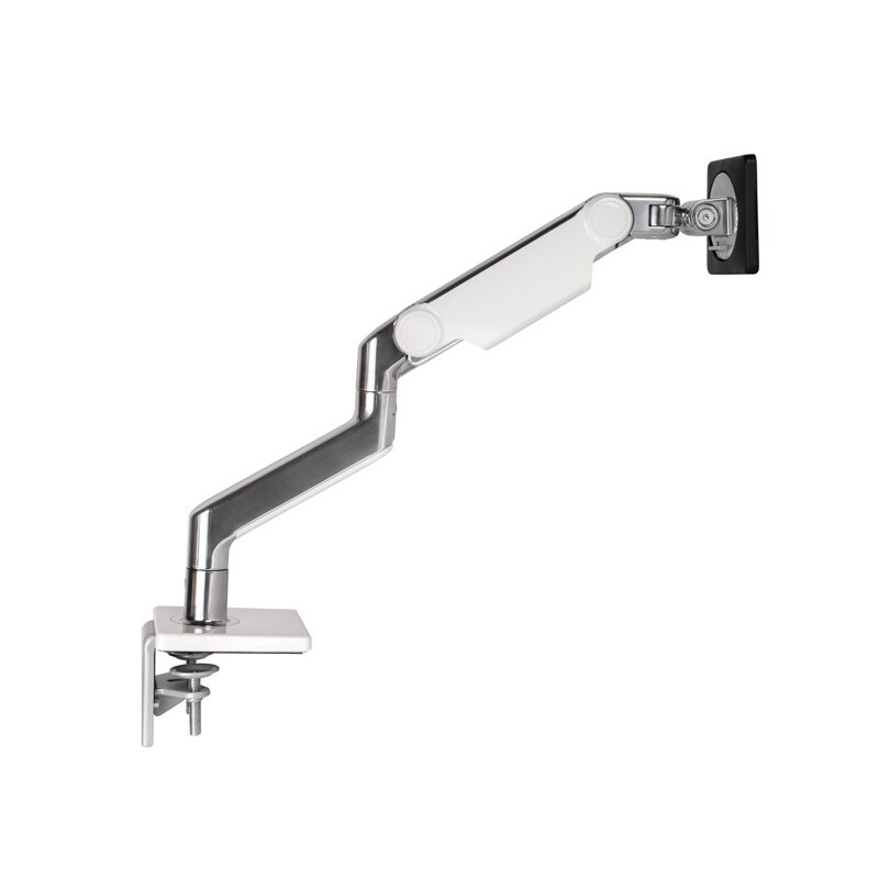 Humanscale M10 Monitorarm Tischhalterung, schräg, weiß