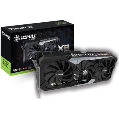 32/16GB günstig Kaufen-INNO3D GeForce RTX 4080 ICHILL X3 16GB GDDR6X Grafikkarte 3xDP/HDMI. INNO3D GeForce RTX 4080 ICHILL X3 16GB GDDR6X Grafikkarte 3xDP/HDMI <![CDATA[• GeForce RTX 4080, 