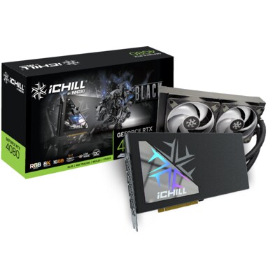 Inno3d  GeForce RTX 4080 ICHILL BLACK 16GB GDDR6X Grafikkarte 3xDP/HDMI | 00835168002883