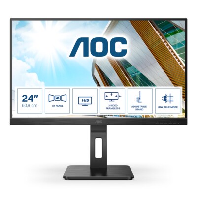 zoll auf günstig Kaufen-AOC 24P2QM 60,5cm (23,8") FHD VA Office Monitor 16:9 HDMI/DP/DVI/VGA/USB 75Hz. AOC 24P2QM 60,5cm (23,8") FHD VA Office Monitor 16:9 HDMI/DP/DVI/VGA/USB 75Hz <![CDATA[• Energieeffizienzklasse: E • Größe: 60,5 cm (23,8 Zoll) 16:9, Auflösung: 