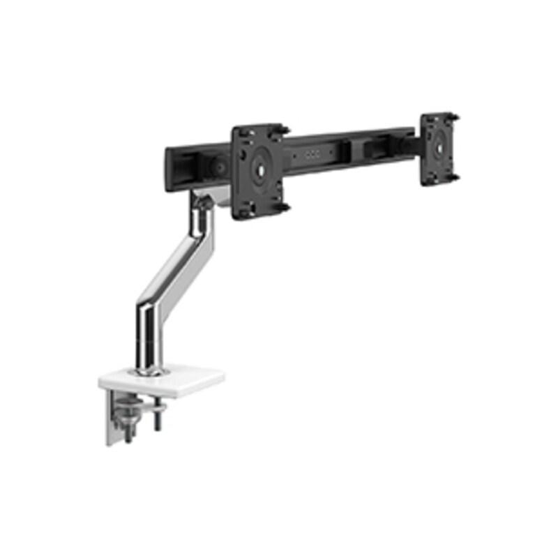 Humanscale M8.1 Monitorarm mit Querstrebe, silber