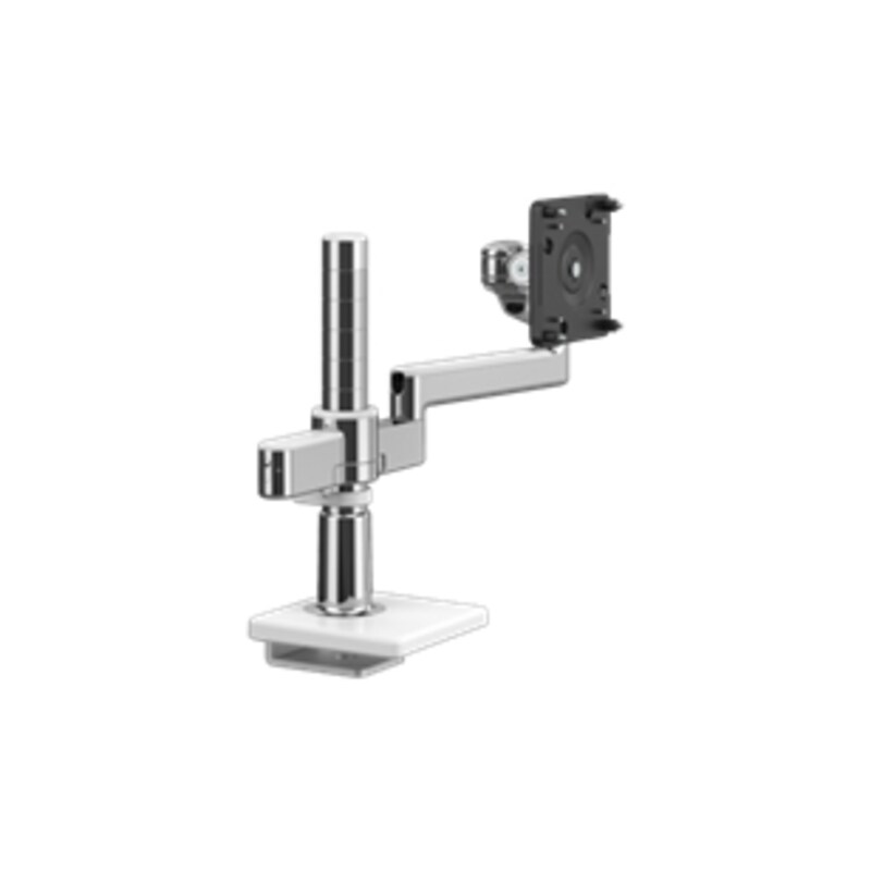 Humanscale M/Flex mit M2.1 Monitorarm mit Klemmhalterung, weiß