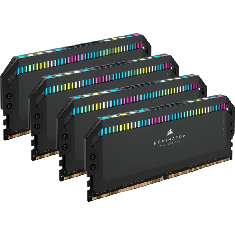 Corsair Dominator Platinum RGB 64GB DDR5-6600 Kit (4x16GB), CL32