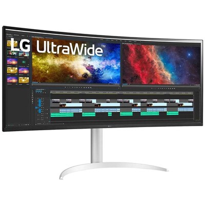 LG 38BQ85C-W 96.5 cm (38") QHD+ 21:9 IPS curved Monitor HDMI/DP/USB-C