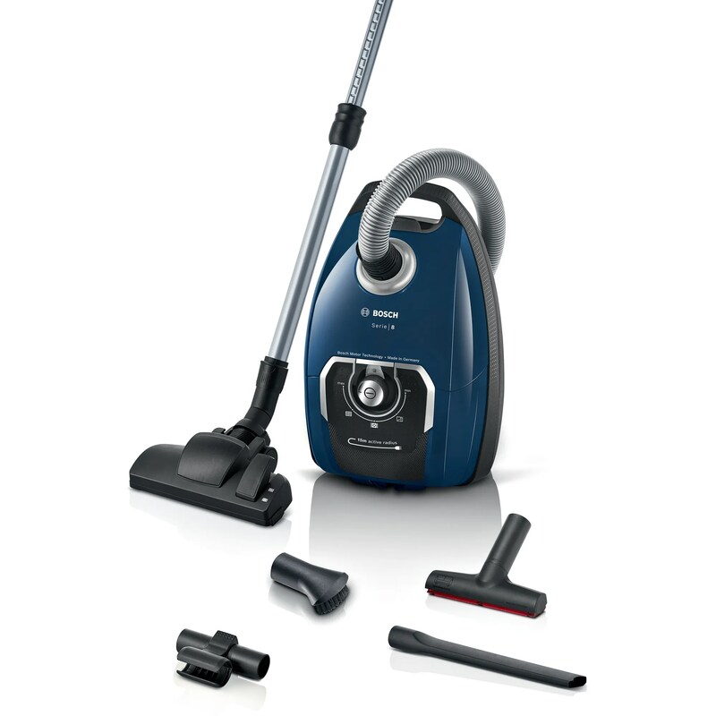 Bosch BGL8XPERF Serie 8 Bodenstaubsauger mit Beutel blau