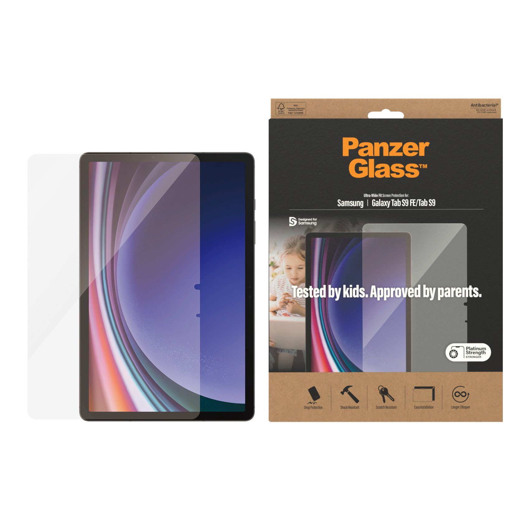 Panzerglass Für Samsung Galaxy Tab S9 Uwf 7332