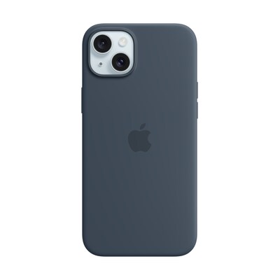 Apple Original iPhone 15 Plus Silicone Case mit MagSafe - Sturmblau