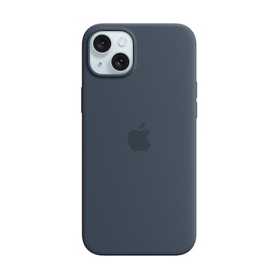 Original günstig Kaufen-Apple Original iPhone 15 Plus Silicone Case mit MagSafe - Sturmblau. Apple Original iPhone 15 Plus Silicone Case mit MagSafe - Sturmblau <![CDATA[• Passend für Apple iPhone 15 Plus • Material: Silikon • Farbe: Sturmblau]]>. 