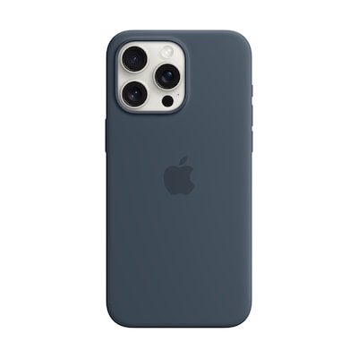 PRO 1  günstig Kaufen-Apple Original iPhone 15 Pro Max Silicone Case mit MagSafe - Sturmblau. Apple Original iPhone 15 Pro Max Silicone Case mit MagSafe - Sturmblau <![CDATA[• Passend für Apple iPhone 15 Pro Max • Material: Silikon • Farbe: Sturmblau]]>. 