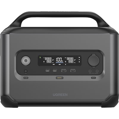 Power Li Ion günstig Kaufen-UGREEN PowerRoam GS1200 Portable Powerstation Gray 1200W (1024Wh). UGREEN PowerRoam GS1200 Portable Powerstation Gray 1200W (1024Wh) <![CDATA[• Tragbare Lithiumbatterie, 1200 W • 9 Anschlüsse • Akku: LiFePO4, 1024 Wh • Umweltfreundlich]]>. 