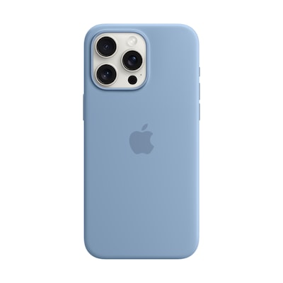 Apple Iphone  günstig Kaufen-Apple Original iPhone 15 Pro Max Silicone Case mit MagSafe - Winterblau. Apple Original iPhone 15 Pro Max Silicone Case mit MagSafe - Winterblau <![CDATA[• Passend für Apple iPhone 15 Pro Max • Material: Silikon • Farbe: Winterblau]]>. 