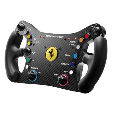 GT3 R günstig Kaufen-Thrustmaster Ferrari GT3 Wheel Add-On - für PC, PS5, PS4 & Xbox. Thrustmaster Ferrari GT3 Wheel Add-On - für PC, PS5, PS4 & Xbox <![CDATA[• Zentrale Frontplatte mit Karbonfaser-Verkleidung (Durchmesser 31 cm) • 11 Aktionstasten, D-Pa