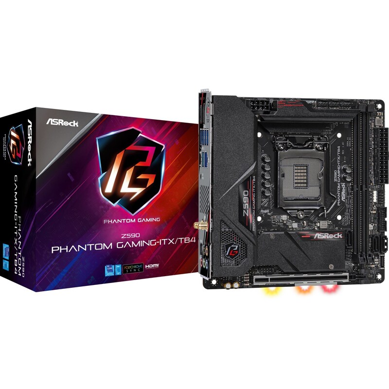 ASRock Z590 Phantom Gaming-ITX/TB4 mITX Mainboard Sockel 1200