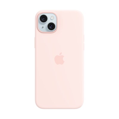 Apple Original iPhone 15 Plus Silicone Case mit MagSafe - Hellrosa