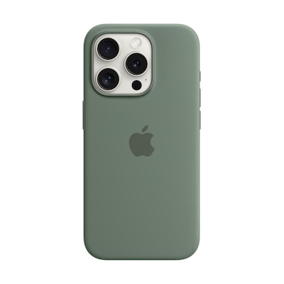 Case/Box  günstig Kaufen-Apple Original iPhone 15 Pro Silicone Case mit MagSafe - Zypresse. Apple Original iPhone 15 Pro Silicone Case mit MagSafe - Zypresse <![CDATA[• Passend für Apple iPhone 15 Pro • Material: Silikon • Farbe: Zypresse]]>. 