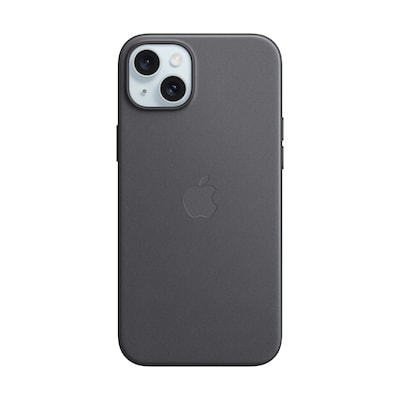 Apple Original iPhone 15 Plus Feingewebe Case mit MagSafe - Schwarz