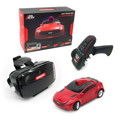 Red L günstig Kaufen-Kobotix Real Racer - Red. Kobotix Real Racer - Red <![CDATA[• FPV Racer für hautnahen Racing Spaß in deinen eigenen vier Wänden • Fahrzeit bis zu 25 Minuten, wechselbarer Akku • Maßstab: 1:28 • 720p / 30FPS FPV Kamera • Höchstgeschwindigkei