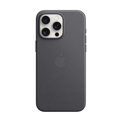 Apple Original iPhone 15 Pro Max Feingewebe Case mit MagSafe - Schwarz