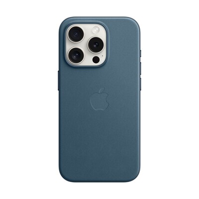 Apple Original iPhone 15 Pro Feingewebe Case mit MagSafe - Pazifikblau