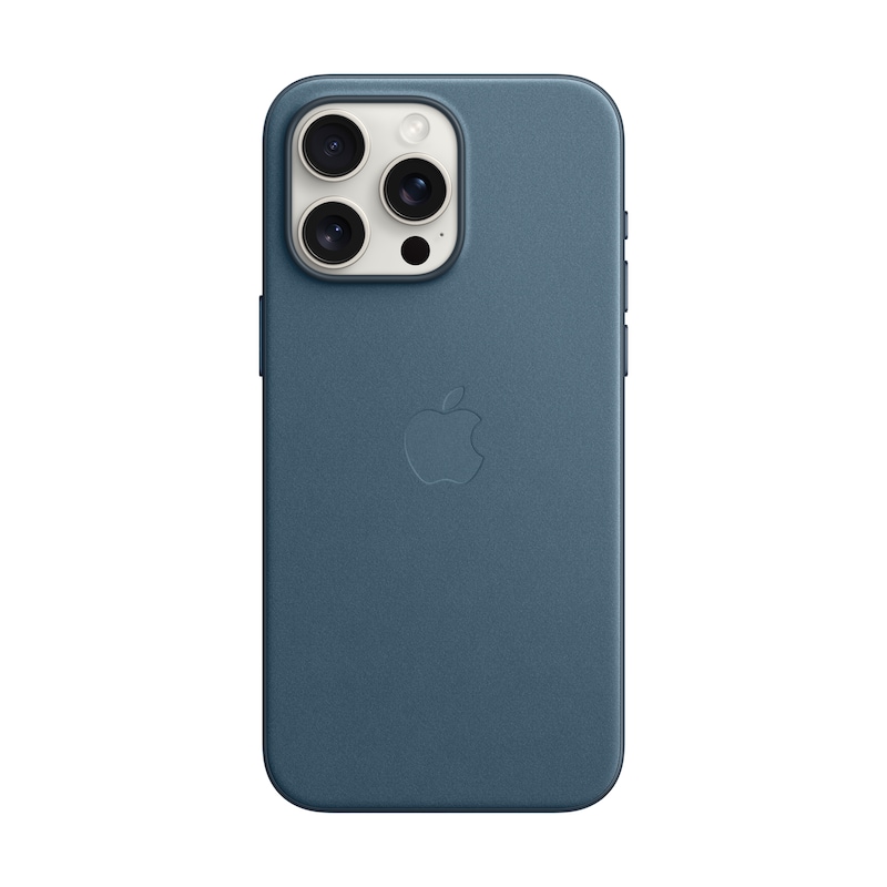 Apple Original iPhone 15 Pro Max Feingewebe Case mit MagSafe - Pazifikblau