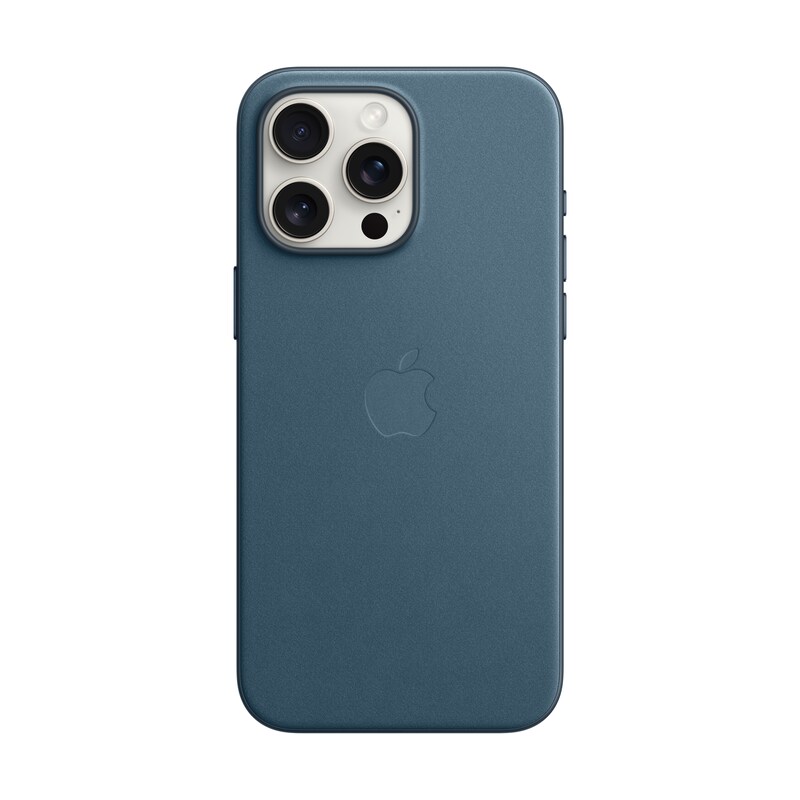 Apple Original iPhone 15 Pro Max Feingewebe Case mit MagSafe - Pazifikblau
