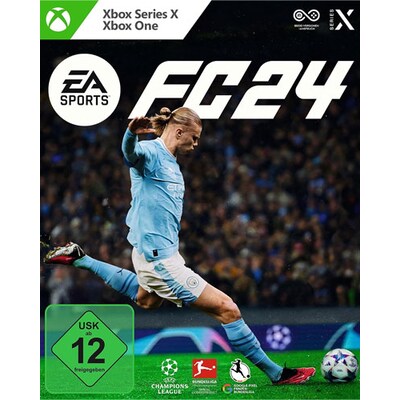 Box for günstig Kaufen-EA Sports FC 24 - XBox Series X / XBox One. EA Sports FC 24 - XBox Series X / XBox One <![CDATA[• Plattform: Xbox Series X • Genre: Sport • USK-Einstufung: Freigegeben ab 12 Jahren]]>. 