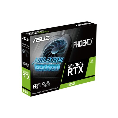 ASUS GeForce RTX 3050 Phoenix V2 8GB GDDR6 Grafikkarte 3xDP/1xHDMI