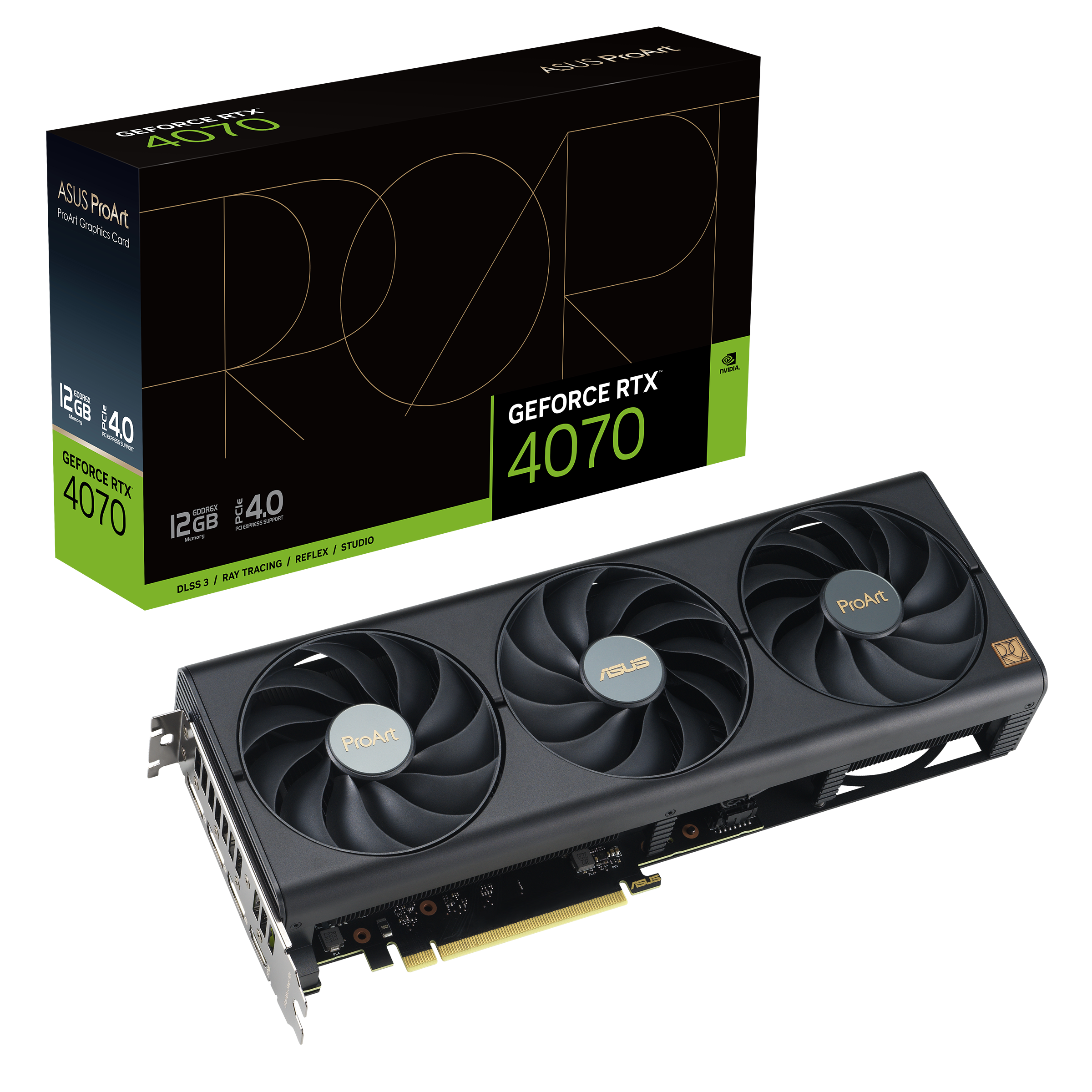 ASUS ProArt GeForce RTX 4070 12GB GDDR6X 1xHDMI, 3xDP