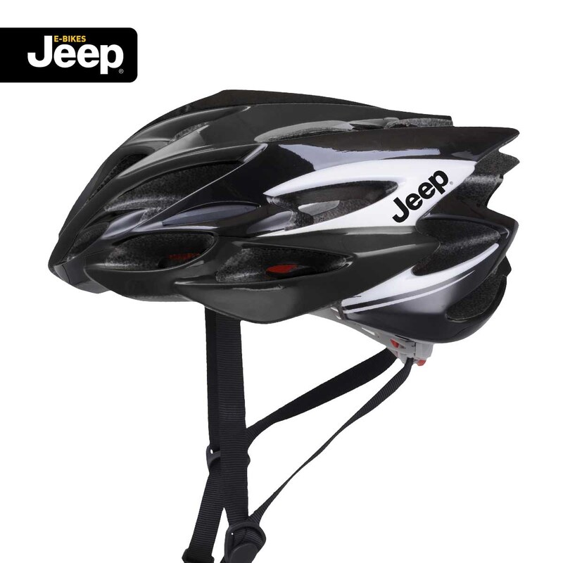 Jeep E-Bike Helm Schwarz Größe L