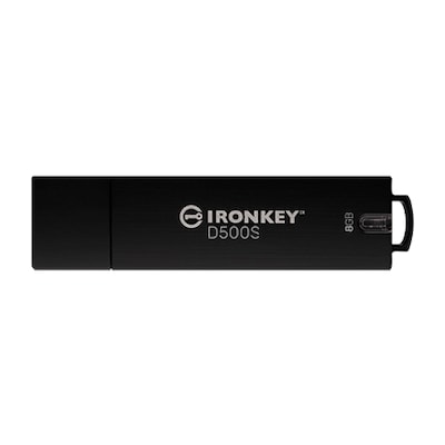 USB Stick günstig Kaufen-Kingston 8 GB IronKey D500S verschlüsselter USB-Stick USB-A 3.2 Gen1 Standard. Kingston 8 GB IronKey D500S verschlüsselter USB-Stick USB-A 3.2 Gen1 Standard <![CDATA[• XTS AES 256-Bit-Verschlüsselung • FIPS 140-3 Level 3 (ausstehend) zertif